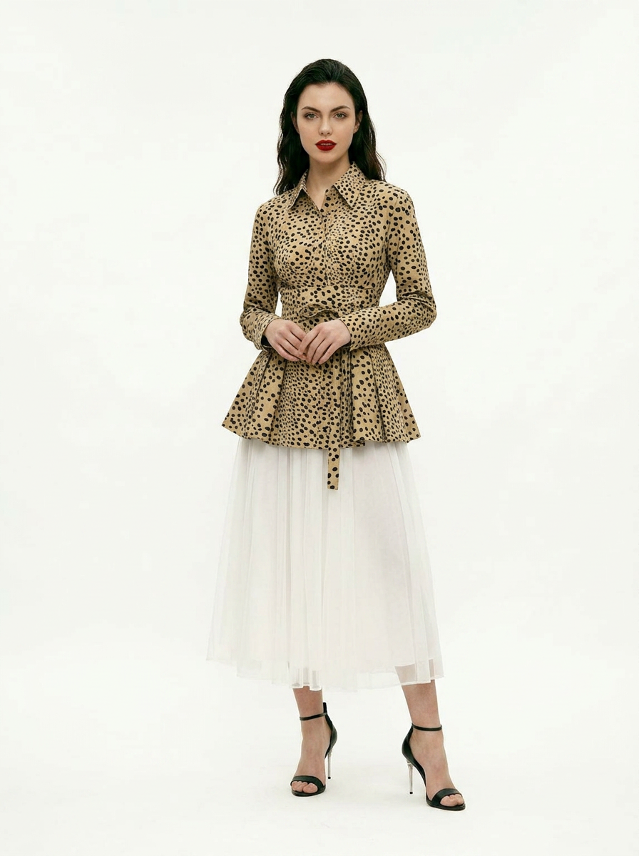 Honor Shirt in Honeyed Cheetah